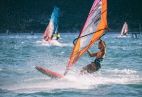 Windsurfing on Lefkada